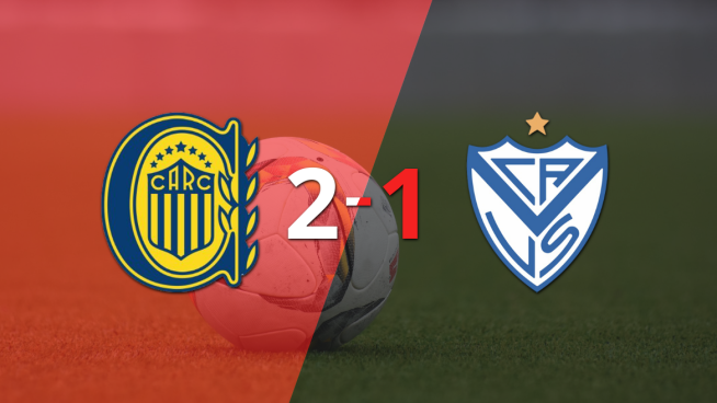 Rosario Central da vuelta el marcador y triunfa 2 a 1 sobre Vélez con gol agónico