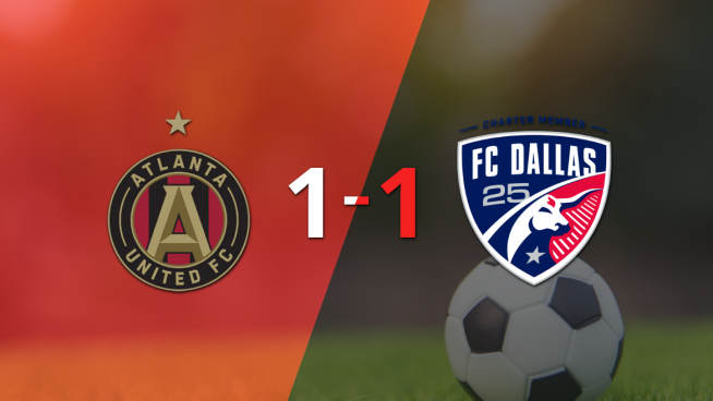 Atlanta United no pudo en casa ante FC Dallas y empataron 1-1
