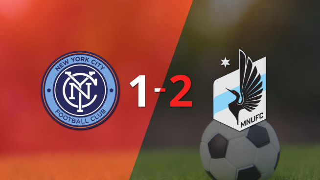 New York City FC sufrió una amarga derrota ante Minnesota United, cayendo por 2 a 1 con un gol agónico