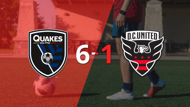 Con triplete de Josef Martínez, San José Earthquakes goleó a DC United 6-1