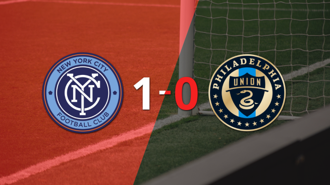 Apretada victoria de New York City FC frente a Philadelphia Union