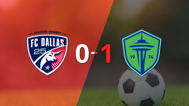 Seattle Sounders ganó por 1-0 a FC Dallas con el gol de Danny Musovski
