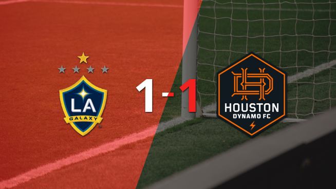 Reparto de puntos en el empate a uno entre LA Galaxy y Houston