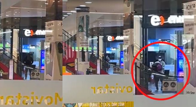 Independencia: Asaltan tienda de celulares dentro de Mega Plaza [VIDEO]