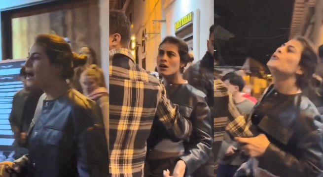 Cusco: mujer escupe y agrede a trabajador de seguridad de discoteca [VIDEO]