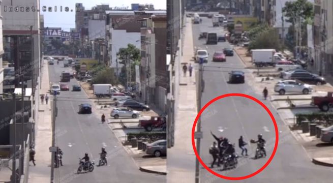 Robo en Mega Plaza: cámaras de seguridad captaron la huida de los ladrones [VIDEO]