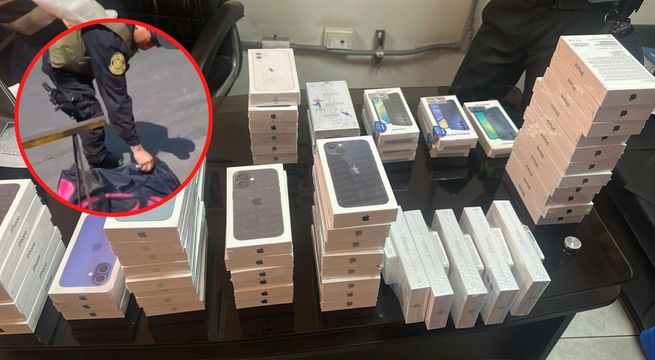 Mega Plaza: Policías recuperan celulares robados en centro comercial [VIDEO]