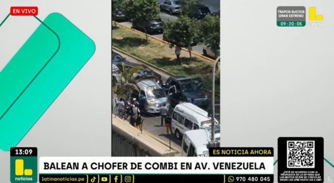 San Miguel: extorsionadores asesinan a chofer y balean a otro en la av. Venezuela