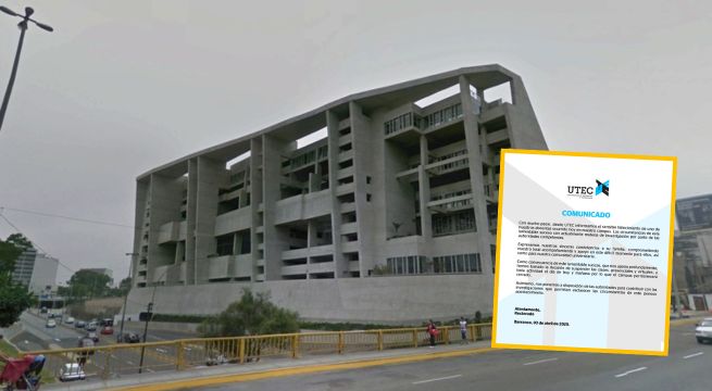 UTEC anuncia la suspensión de sus clases por el fallecimiento de uno de sus docentes