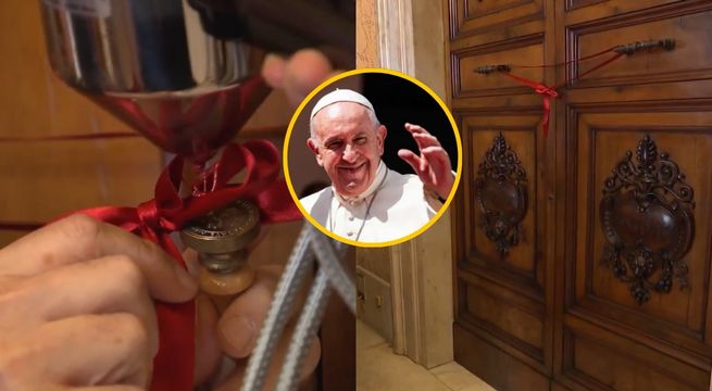 Así sellaron la residencia del papa Francisco en el Vaticano tras su muerte [VIDEO]