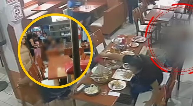 Hombre muere baleado frente a sus hijos en pollería extorsionada