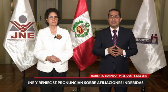 JNE elimina cobro para desafiliación de partidos políticos