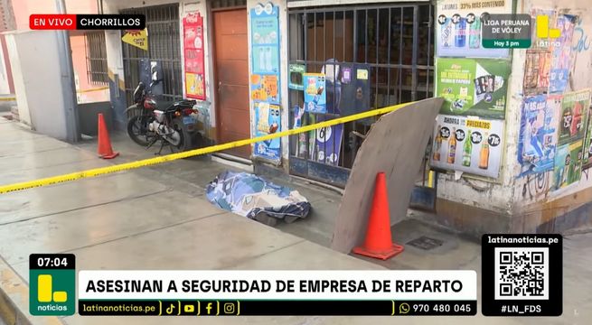 Matan a balazos a vigilante de empresa repartidora de gaseosa