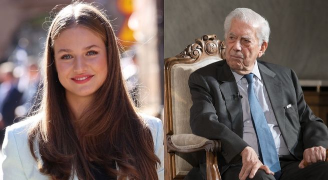 Princesa Leonor se reúne con la familia de Vargas Llosa tras muerte del nobel