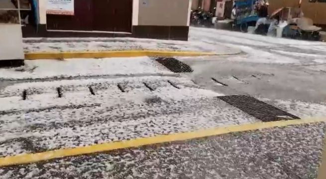 Ayacucho: granizada y lluvias derrumban techos de colegio y ponen en riesgo a miles de estudiantes