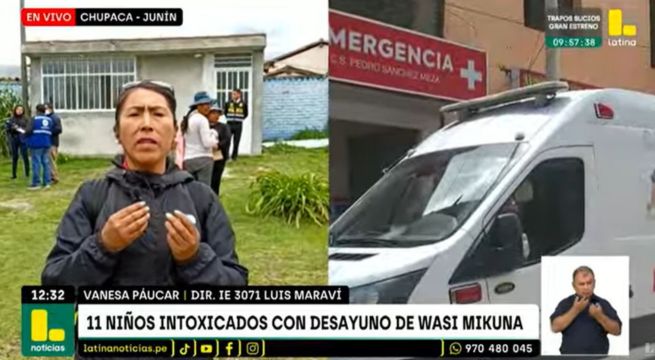 Escolares llegan a emergencias por intoxicación tras consumir productos de Wasi Mikuna