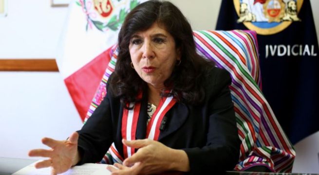 Presidenta del Poder Judicial da mensaje a la Nación tras ola de inseguridad