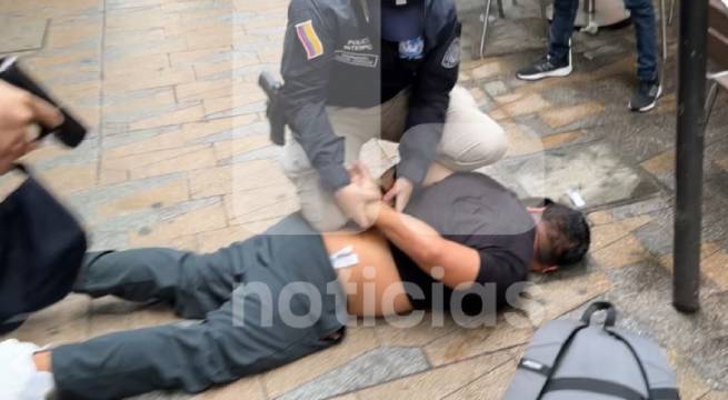 Cayó 'Cuchillo': mira el momento exacto de su captura | VIDEO