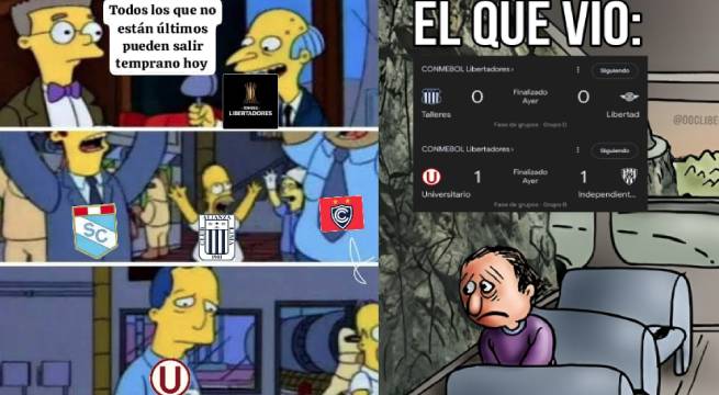 Mira los memes que dejó el empate de Universitario con Independiente por Copa Libertadores