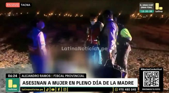 Tacna: asesinan a mujer tras salir a recoger un regalo por el Día de la Madre