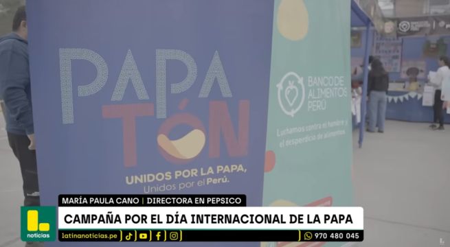 Pepsico realiza la 'Papatón', la campaña que dona miles de papas a ollas comunitarias de Lima
