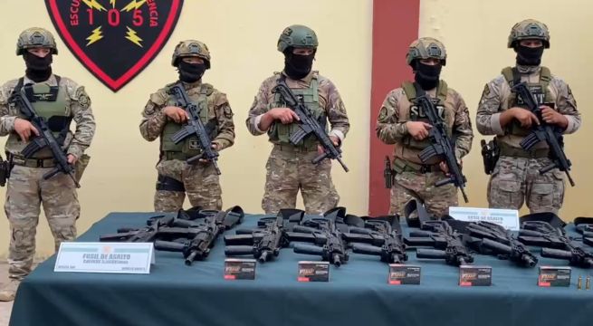 PNP incauta 178 armas de fuego en megaoperativo en Pataz