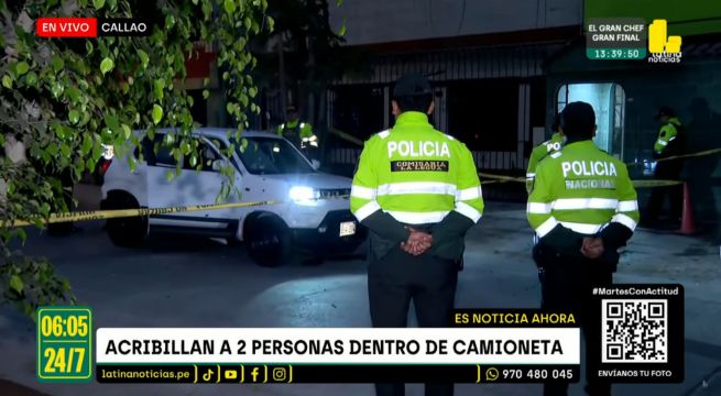 Callao: sicarios matan a dos personas con más de 30 disparos
