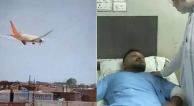 Único superviviente de accidente aéreo en India detalló lo que pasó antes y después de la tragedia