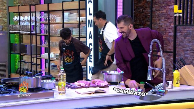 El Gran Chef Famosos:  Se le escapa el “queso rallado” a Peláez