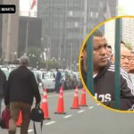 Campo de Marte: taxistas hacen largas colas para vinilado gratuito obligatorio de color amarillo