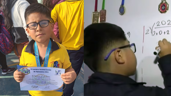Alumno de 9 años consigue apoyo y representará al Perú en competencia mundial de matemáticas