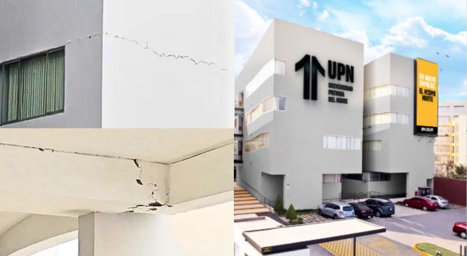 Así quedó la Universidad Privada del Norte tras sismo de 6.1 en Lima y Callao