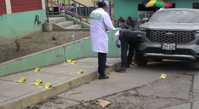 Atacan a balazos camioneta de empresario frente a cementerio