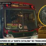 Empresa de transportes 'Santa Catalina' no trabajará hoy por nueva extorsión