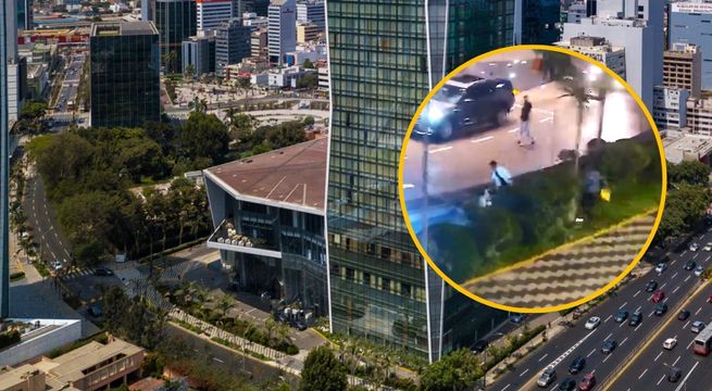 Tendero es capturado en la puerta de lujoso hotel en San Isidro | VIDEO