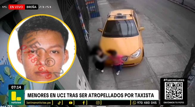 Taxista en estado de ebriedad atropelló a dos menores: una está en UCI | VIDEO