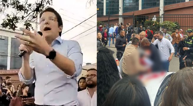 Captan momento exacto del ataque a balazos contra candidato presidencial Miguel Uribe