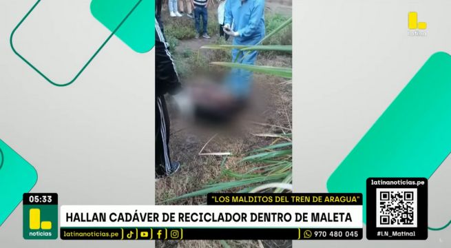 Chiclayo: hallan cadáver de reciclador secuestrado por banda criminal en una maleta