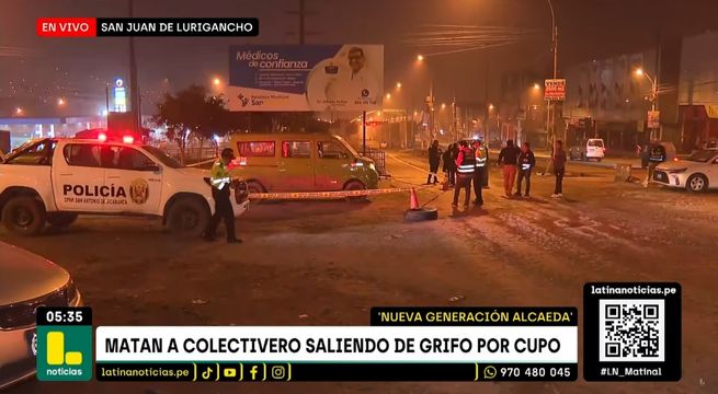 Colectivero muere tras ser acribillado junto a su pareja por sicarios | VIDEO