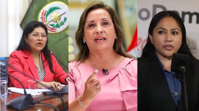 Congresistas Janet Rivas y Heidy Juárez piden acompañar a Dina Boluarte en viaje a Francia