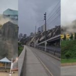 Deslizamientos de piedras en la Costa Verde tras fuerte sismo