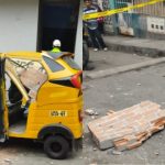 Mototaxista muere tras derrumbe de azotea producto de fuerte sismo