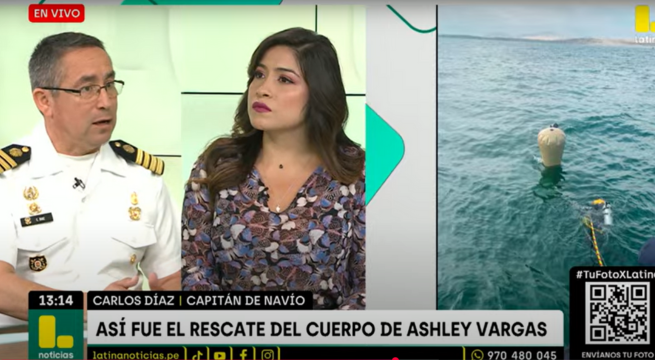 Marina de Guerra sobre el hallazgo de Ashley Vargas dentro de su aeronave: 
