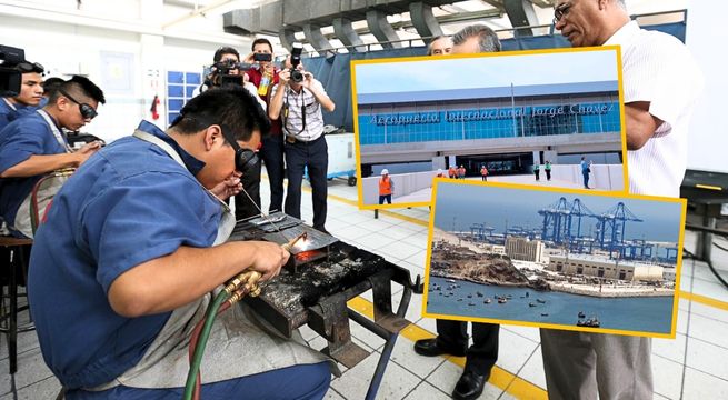 Estas son las nuevas carreras técnicas ligadas al aeropuerto Jorge Chávez y megapuerto de Chancay