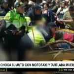 Fiscal atropella y mata a profesora jubilada en Huánuco: cámara de seguridad grabó accidente