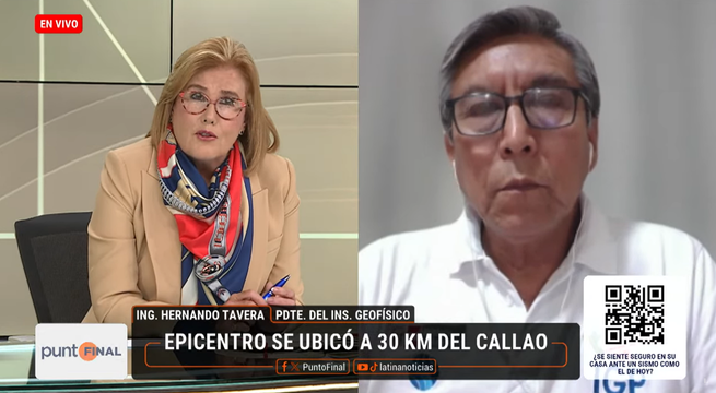 Hernando Tavera: "Hemos advertido sobre un sismo de magnitud 8.8 frente a la costa central de Lima"