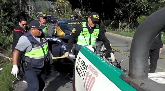 Joven universitario muere tras sufrir accidente en plena Carretera Central | VIDEO
