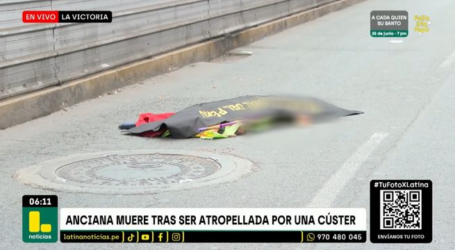 La Victoria: anciana muere atropellada por cúster tras salir de consulta médica