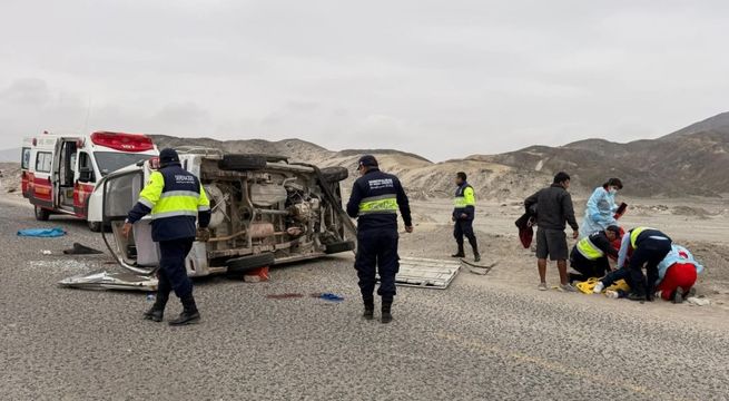 Estudiante de Ingeniería muere y siete quedan heridos tras accidente en Chimbote