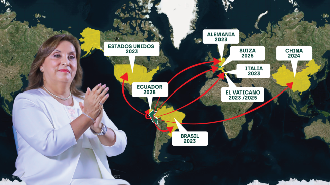 Dina Boluarte: todos los viajes al exterior que ha realizado en su gobierno